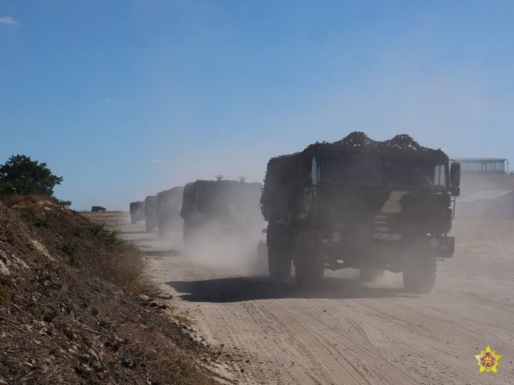 На полигоне возле Бреста снова учение: одна из задач - «освобождение временно захваченных территорий»