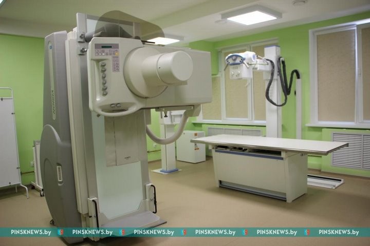 В Пинской центральной больнице установлен новый рентгенаппарат «Космос Универсал»