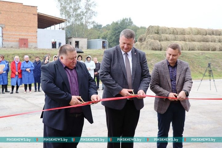 Молочно-товарная ферма торжественно введена в строй в Ковнятине (Брестская область)