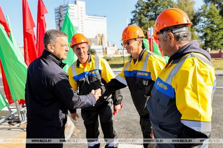 Мост через реку открыли после реконструкции в Жабинке