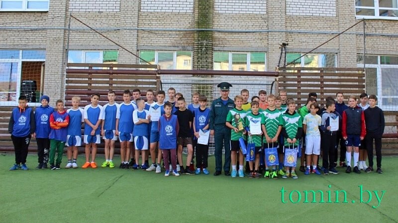 В Бресте для «профильников» МЧС организовали турнир по мини-футболу