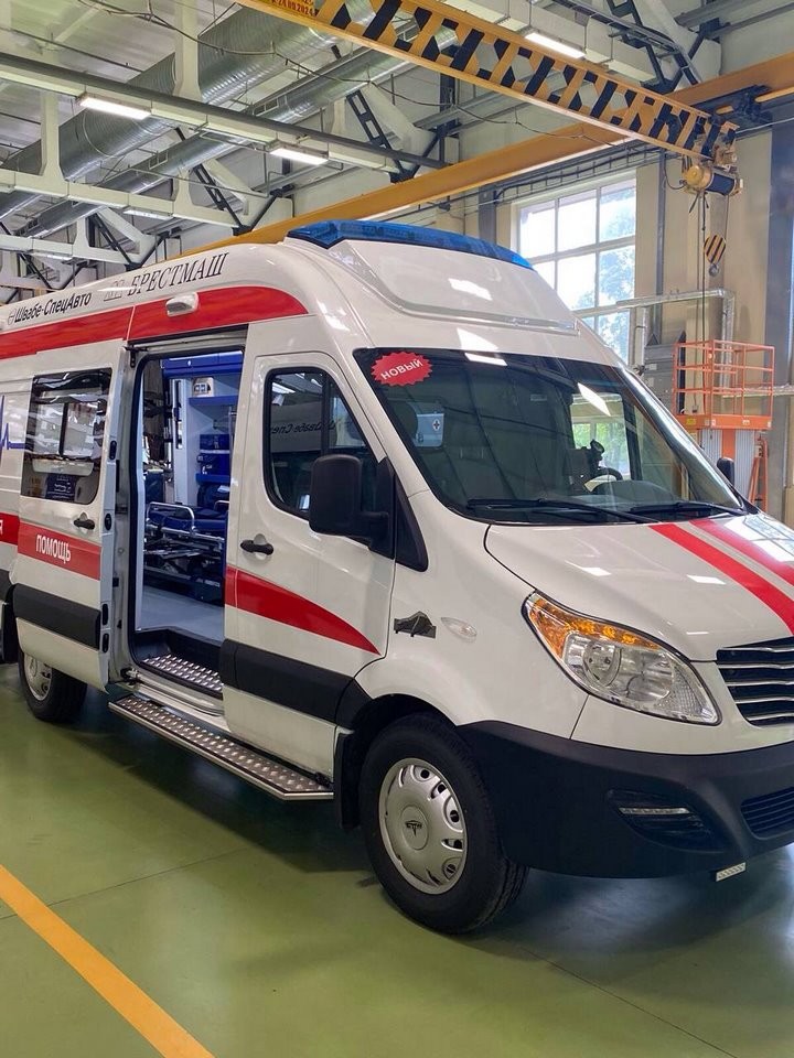 Машины скорой помощи на базе шасси МАЗ начали производить в Бресте