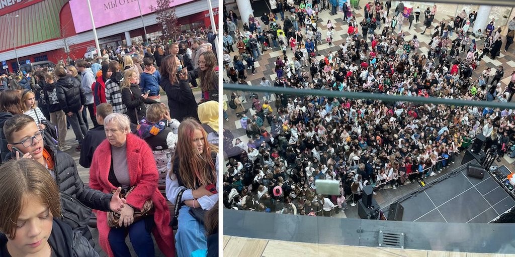 В Минске в Dana Mall экстренно остановился лифт. Медики оказывают помощь пострадавшим