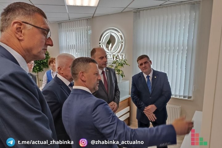 В Жабинке открыли обновленное здание газоснабжения УП «Брестоблгаз»