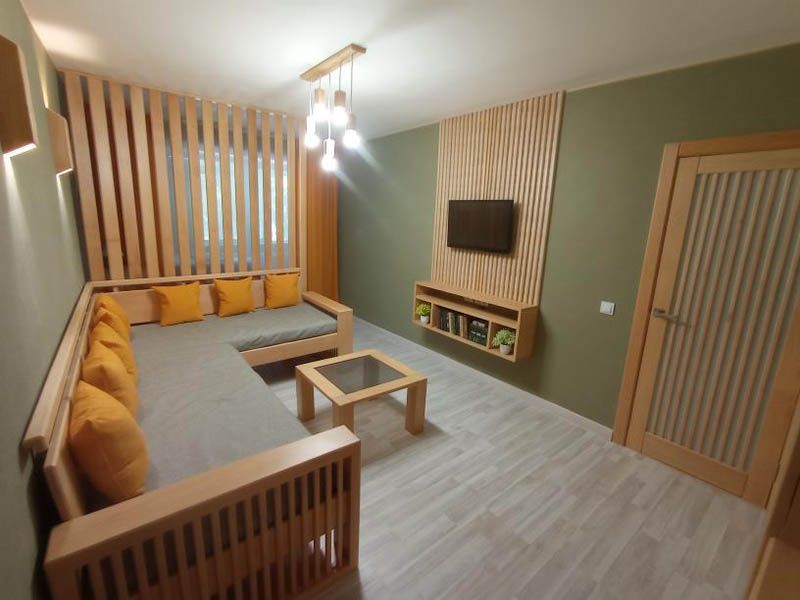 В Беларуси отец переделал для сына-студента хрущевку за 6000 рублей. Посмотрите, что получилось