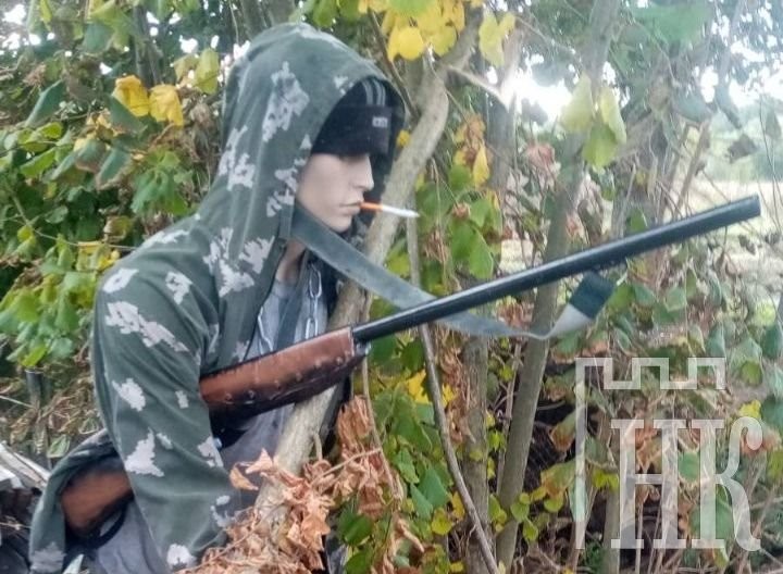 «Человек с ружьём» охраняет дачу у брестчанина