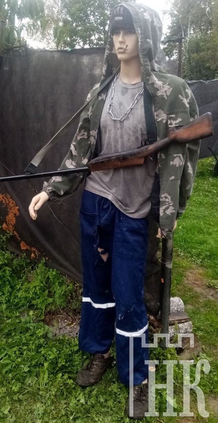 «Человек с ружьём» охраняет дачу у брестчанина