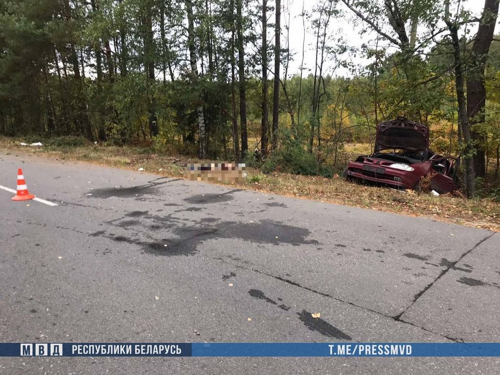 Смертельная авария в Ганцевичском районе: легковушка вылетела в кювет и перевернулась
