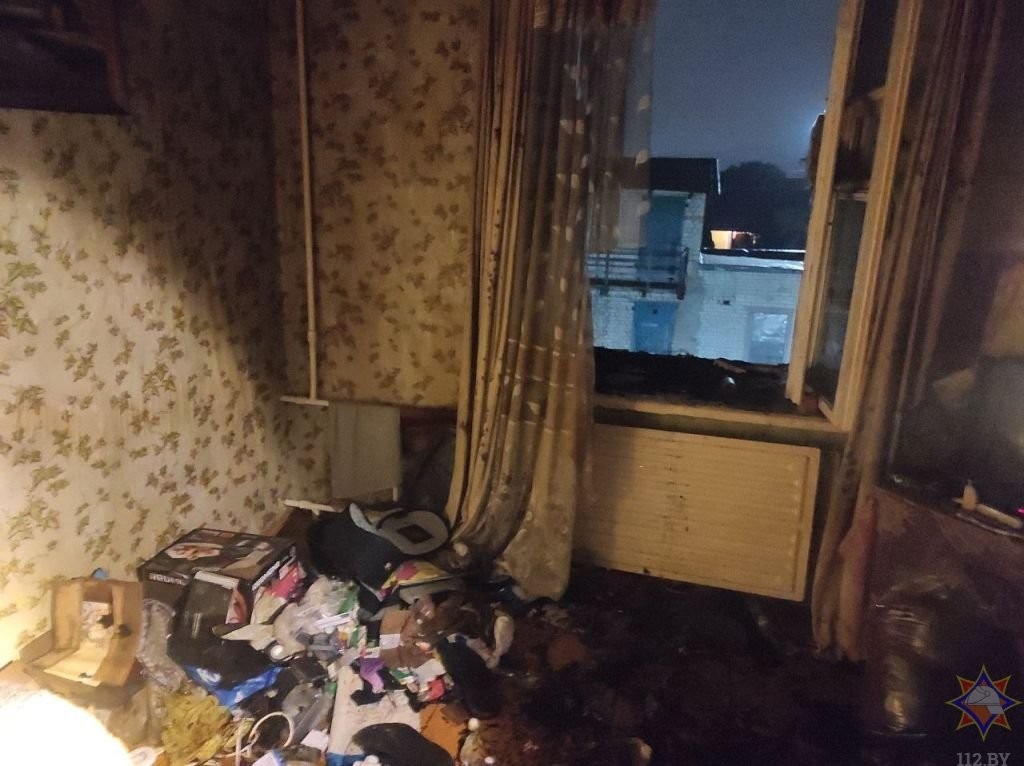 Квартиросъемщица погибла при пожаре в Пинске