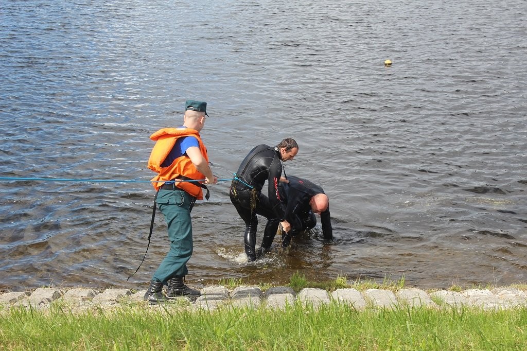 В Бресте на Гребном канале произошло «опрокидывание» лодки