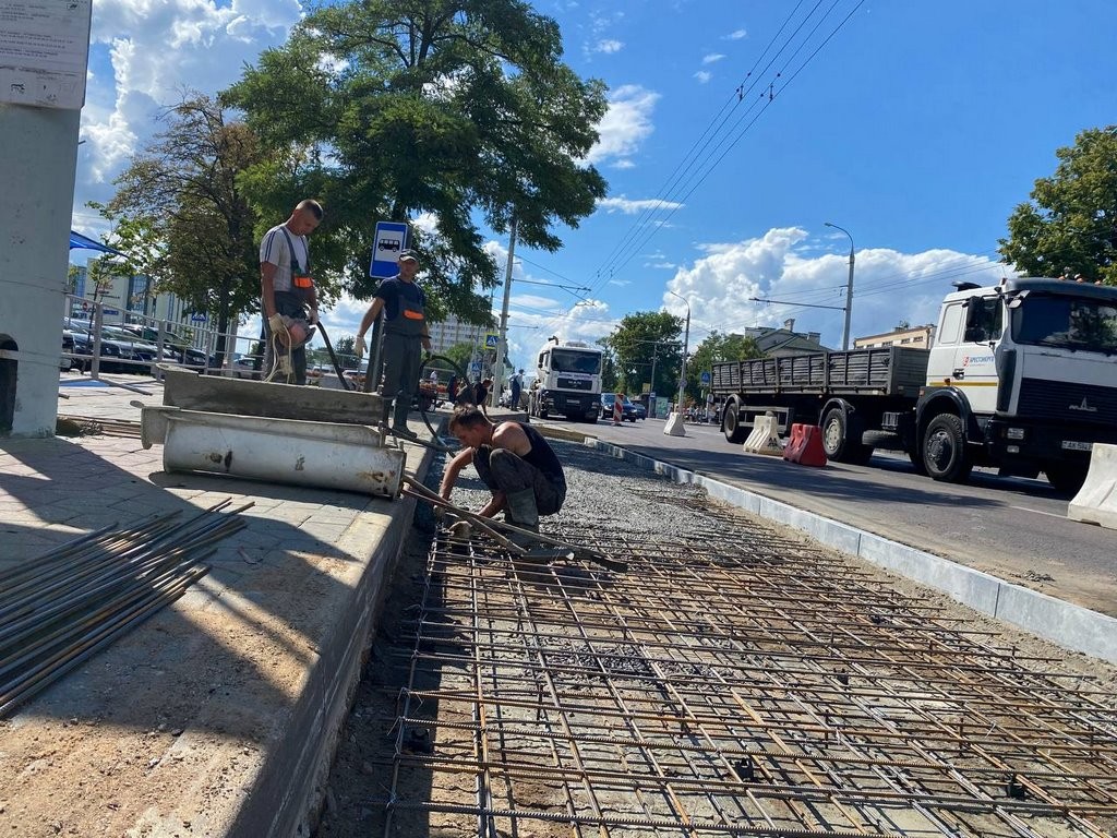 Продолжаются работы по ремонту остановочных пунктов в Бресте