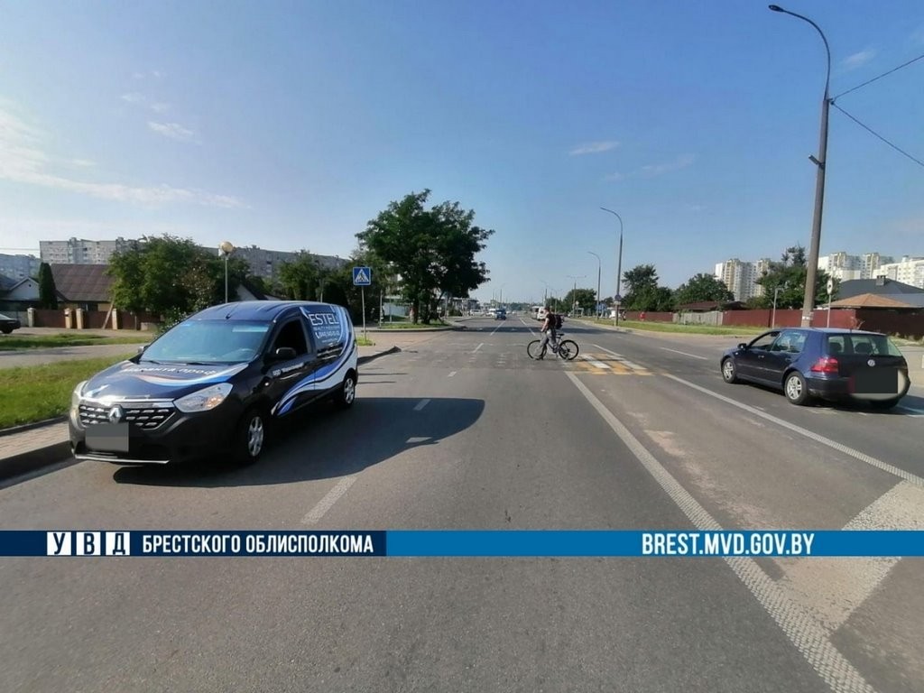 В Бресте водитель «Рено» сбил девочку