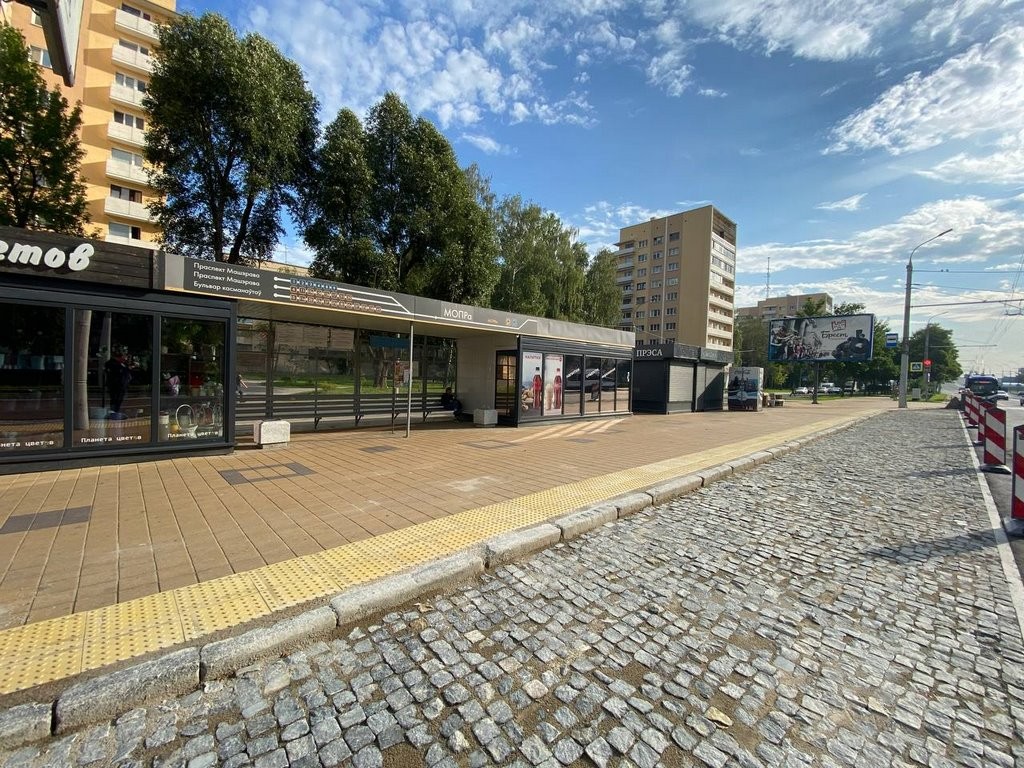 Работы по обустройству остановочного пункта «МОПРа» завершены, но придётся подождать. Почему?