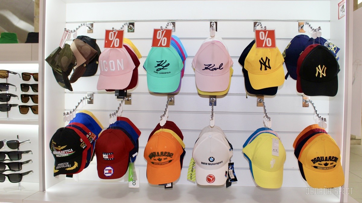 Распродажа солнцезащитных очков, кепок, шляп, панам и других летних головных уборов в магазинах «ШапОчкин» и «Noryalli» в Бресте
