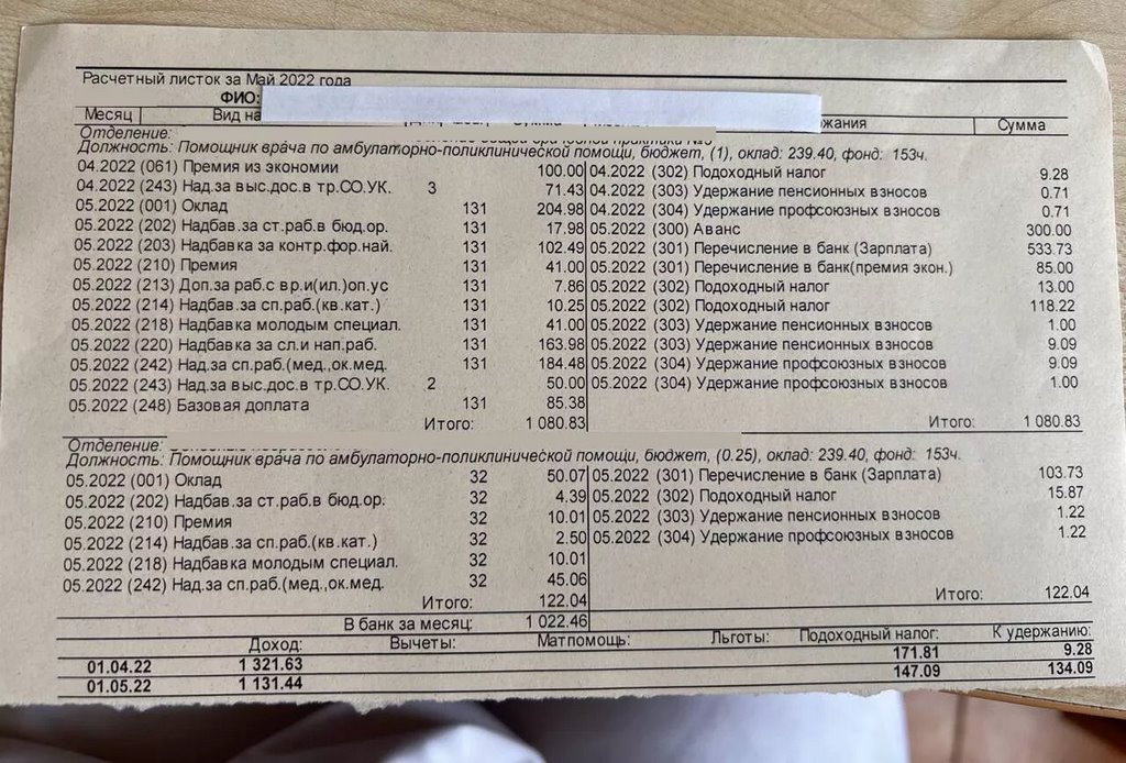 Врачи рассказали о новых надбавках