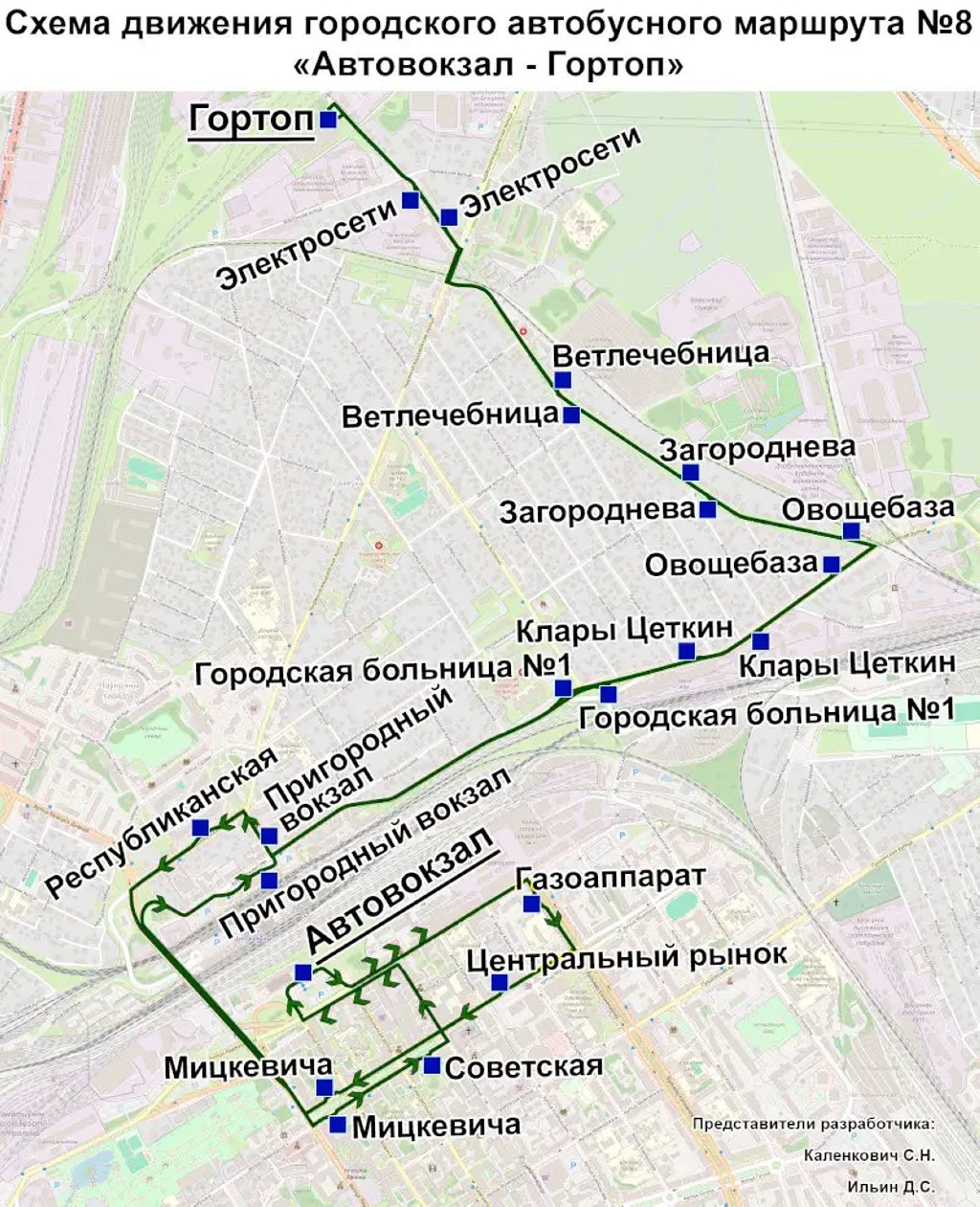 В Бресте изменяется автобусный маршрут №8