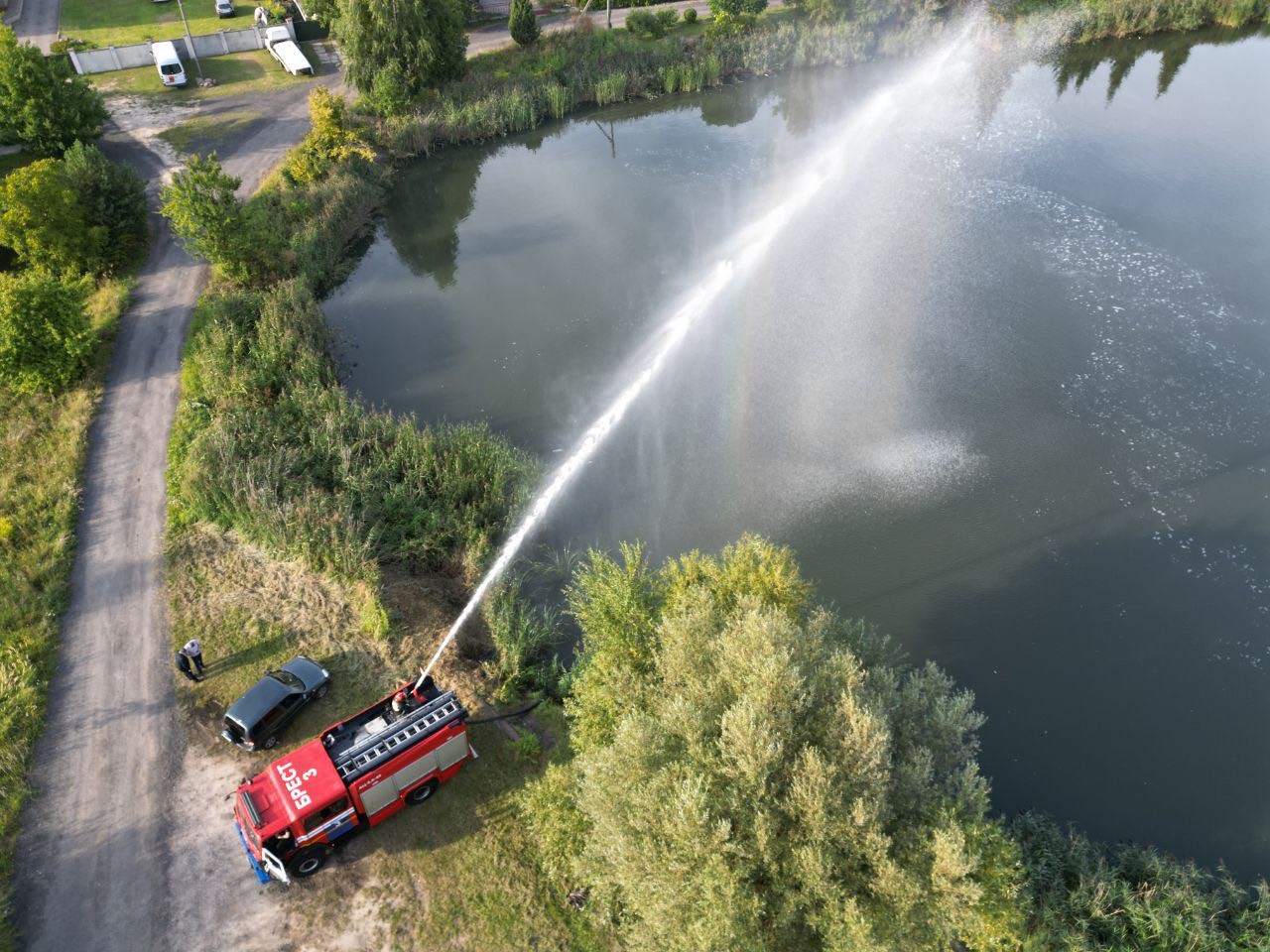 В Бресте озеро Вычулки подключили к «искусственному дыханию»