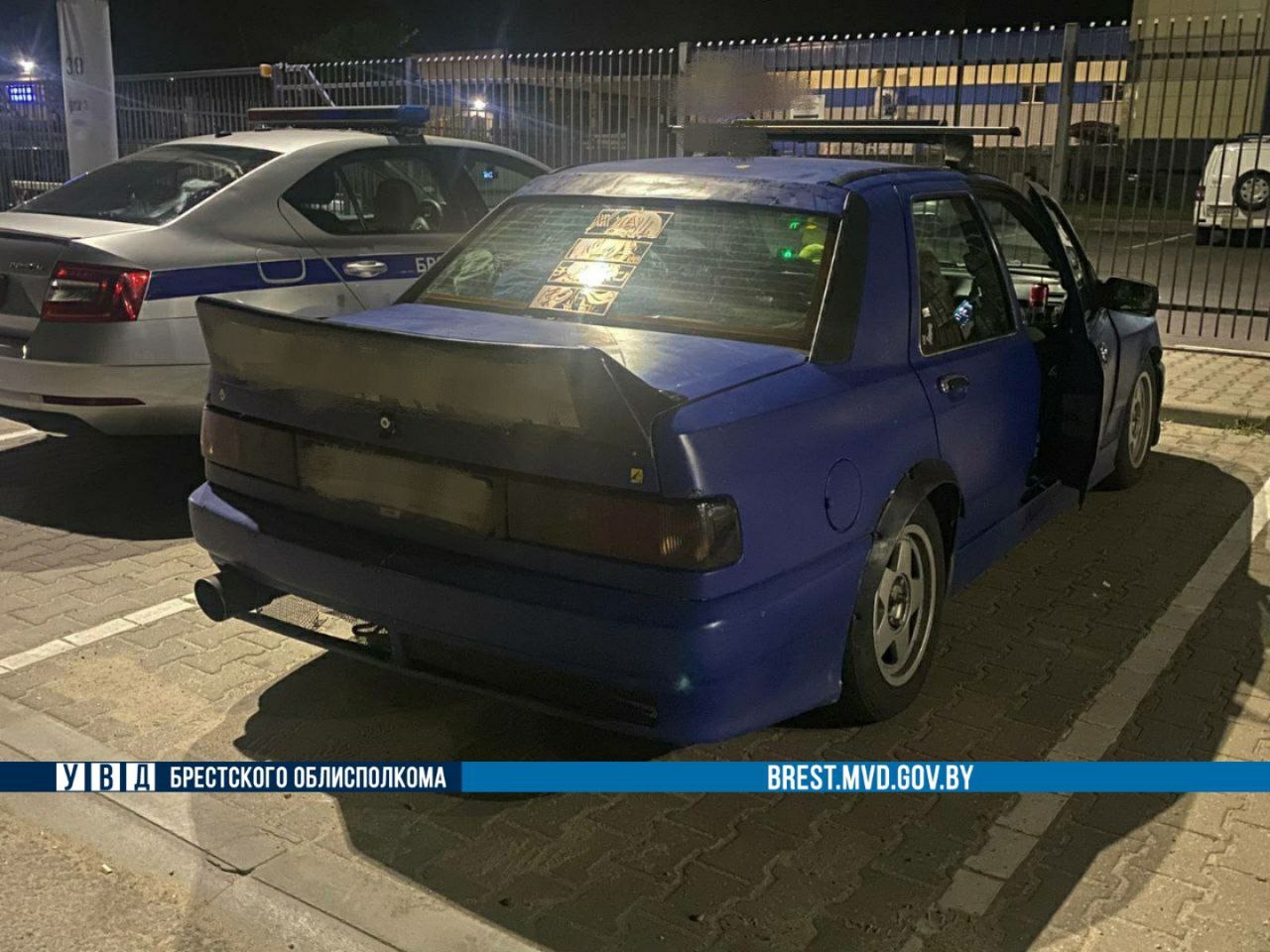 В Брестской области ГАИ изъяла авто, переделанные для уличных гонок. Что будет с машинами?