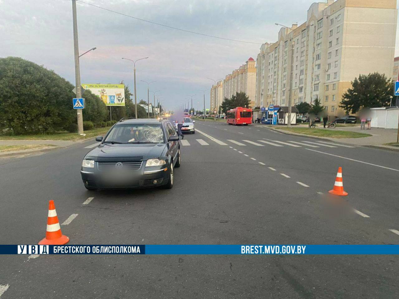 В Барановичах на пешеходном переходе сбили 12‑летнюю девочку