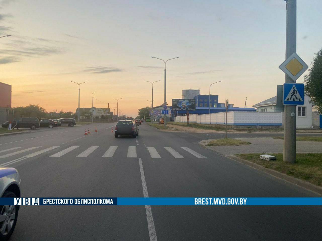 В Барановичах на пешеходном переходе сбили 12‑летнюю девочку