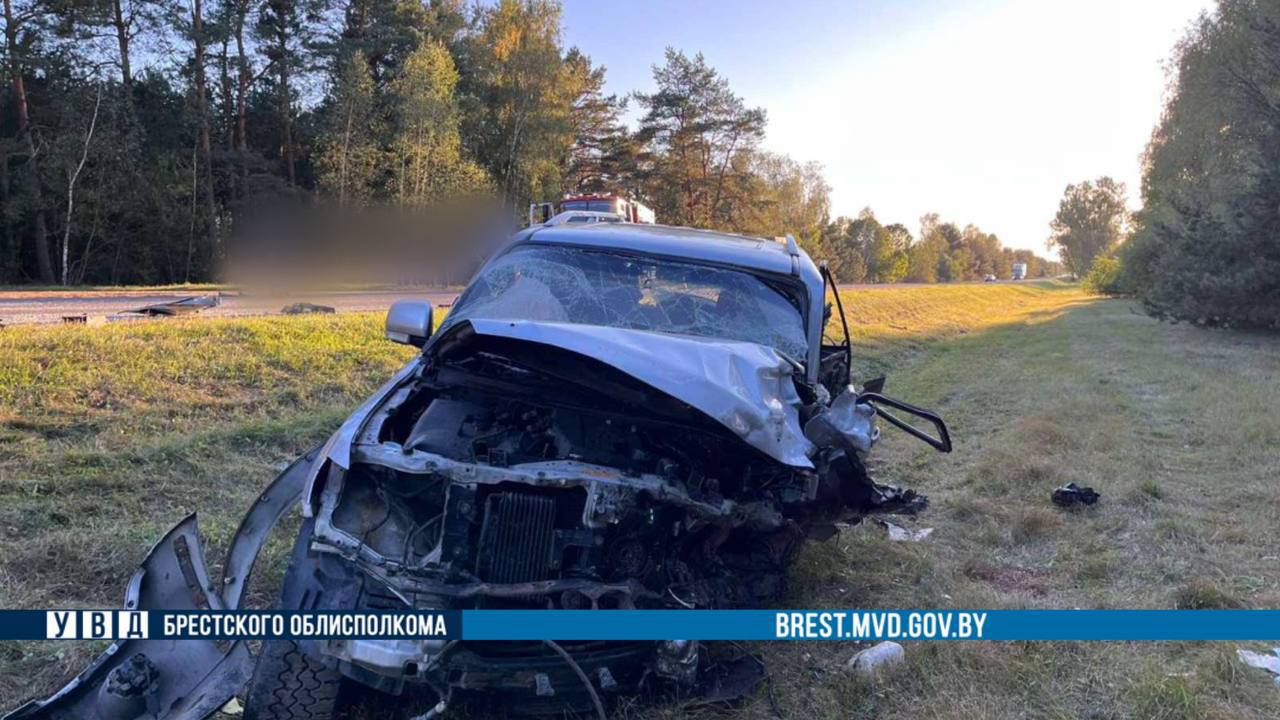 Смертельное ДТП в Брестской области: погибла женщина, водитель из Бреста госпитализирован