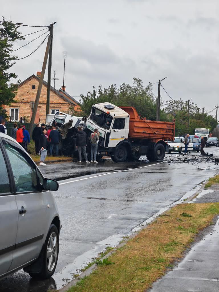 В Столинском районе столкнулись «МАЗ» и «Iveco» 