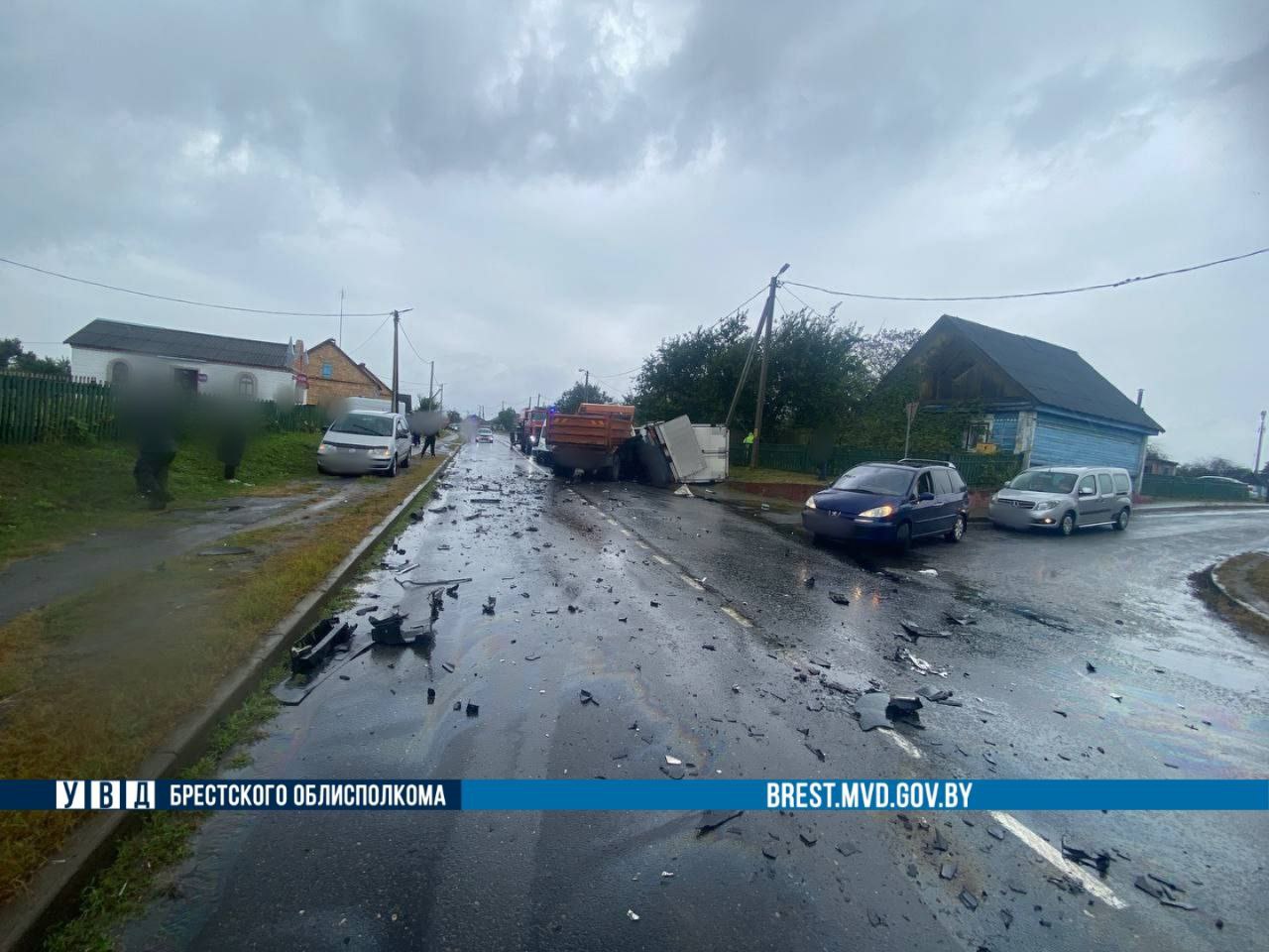 В Столинском районе столкнулись «МАЗ» и «Iveco» 