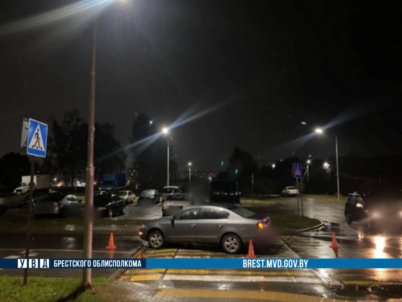 В Бресте произошло ДТП с участием нетрезвого пешехода