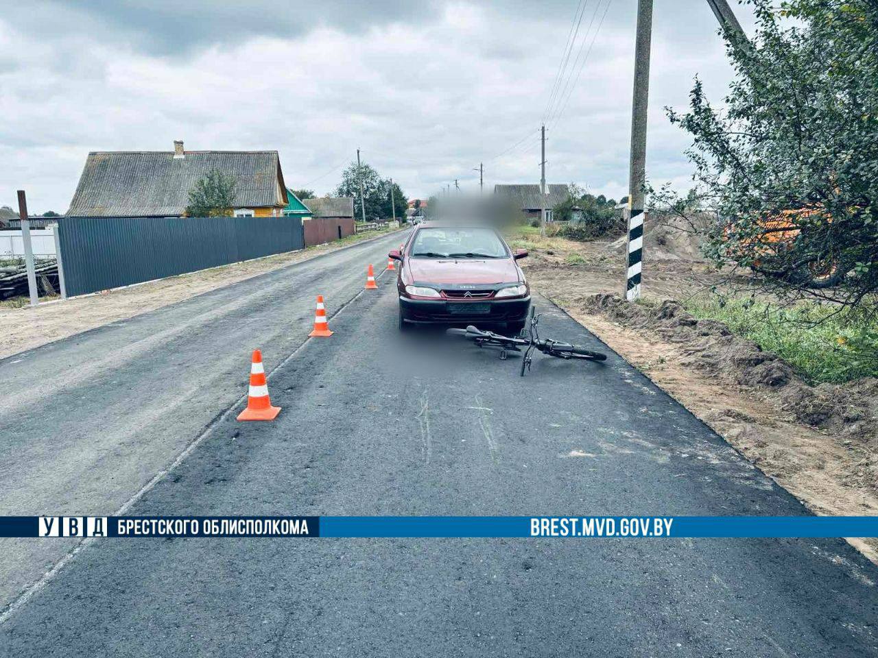 В Ганцевичском районе автомобиль сбил 11-летнего велосипедиста