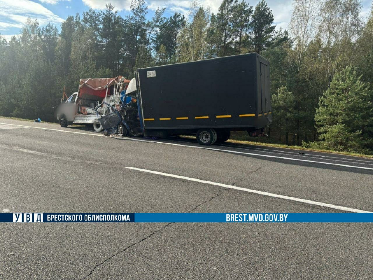 Уснул за рулем — столкнулся с дорожной службой: подробности ДТП в Брестской области