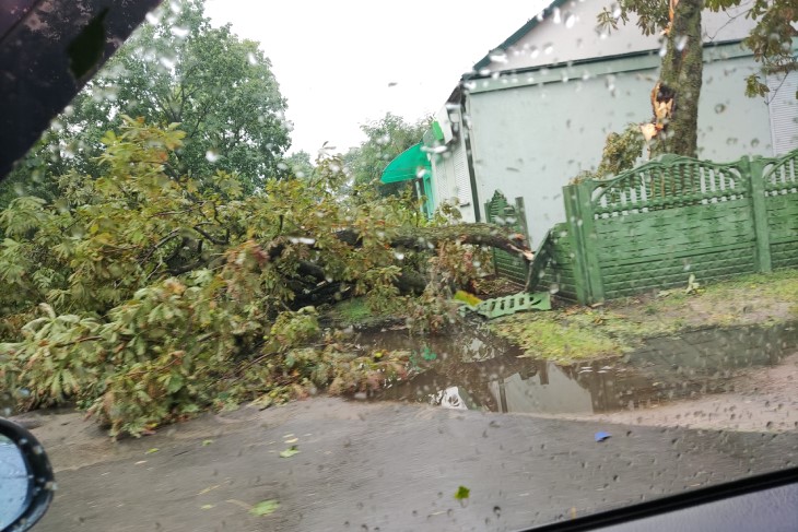 Серьёзные последствия непогоды в Антополе 25 августа