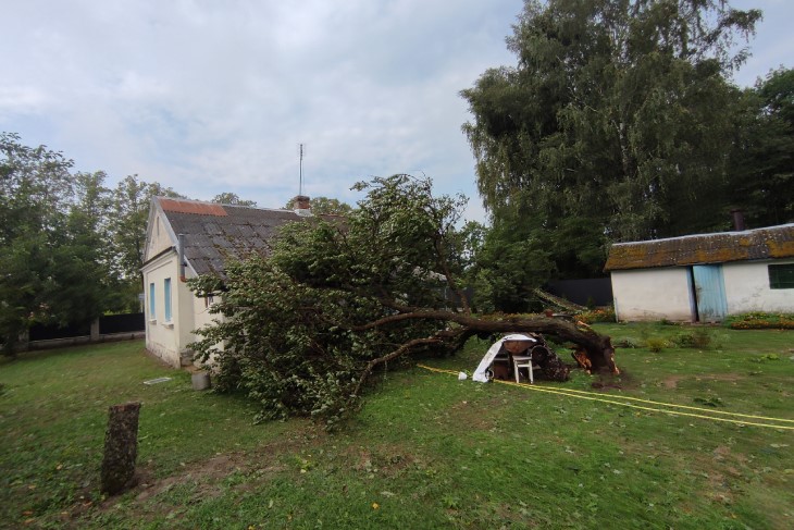 Серьёзные последствия непогоды в Антополе 25 августа