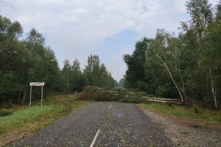 Серьёзные последствия непогоды в Антополе 25 августа