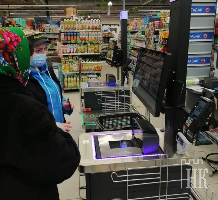 В Каменце появились кассы самообслуживания