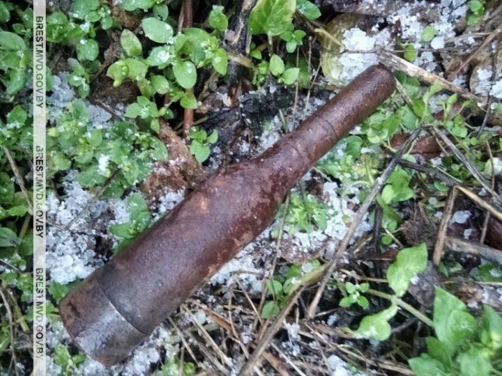 Мужчина разбирал сарай и нашел гранату времен Первой мировой войны. Случай в Брестской области