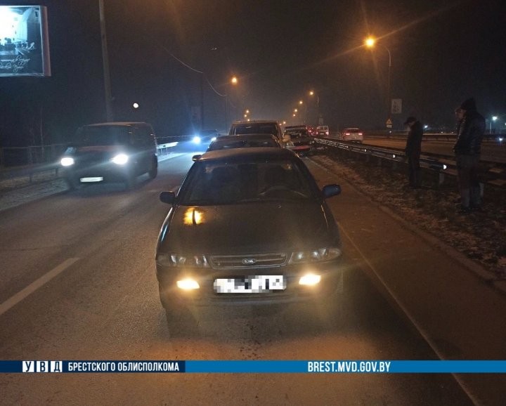 В Бресте на Варшавском шоссе произошло два аналогичных ДТП с разницей в пару минут