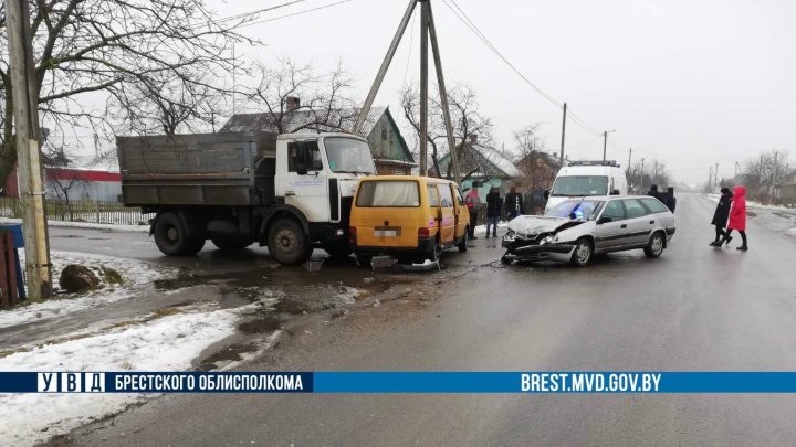 Серьёзное ДТП произошло в Кобрине