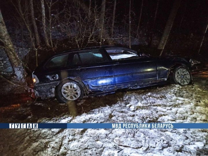 В Ганцевичском районе в ДТП погиб пассажир легковушки