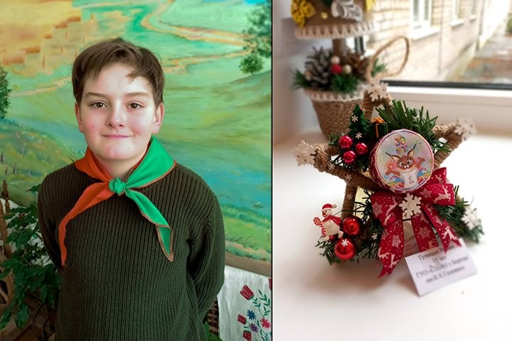 Школьник из Брестской области победил в республиканском конкурсе елочных игрушек