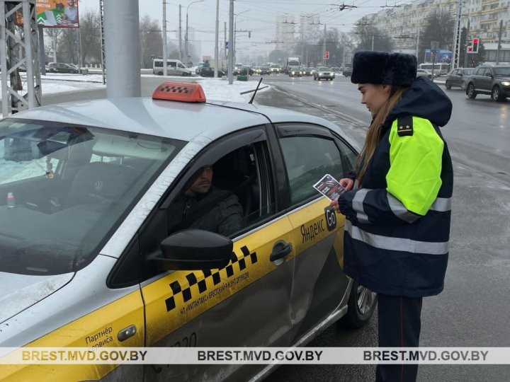 В Бресте ГАИ провела профилактическую акцию «Скажи нет алкоголю за рулем!»
