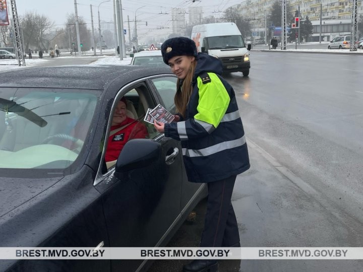 В Бресте ГАИ провела профилактическую акцию «Скажи нет алкоголю за рулем!»
