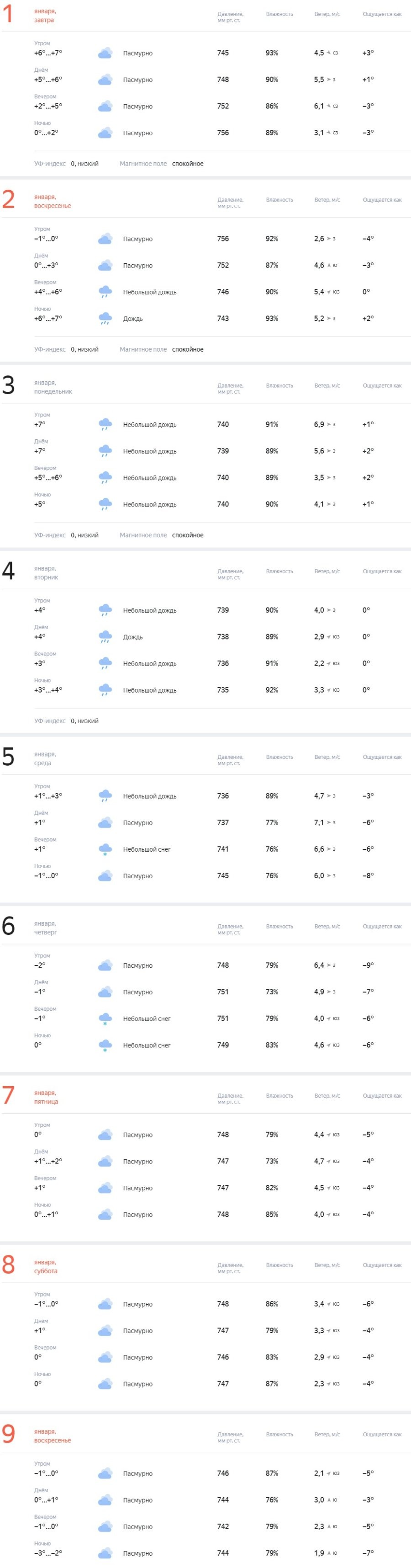 Какой будет погода в Бресте в Новогоднюю ночь?