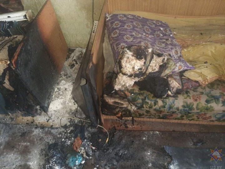 «Не знаю, как это могло получиться…». На пожаре в Бресте спасли хозяина квартиры