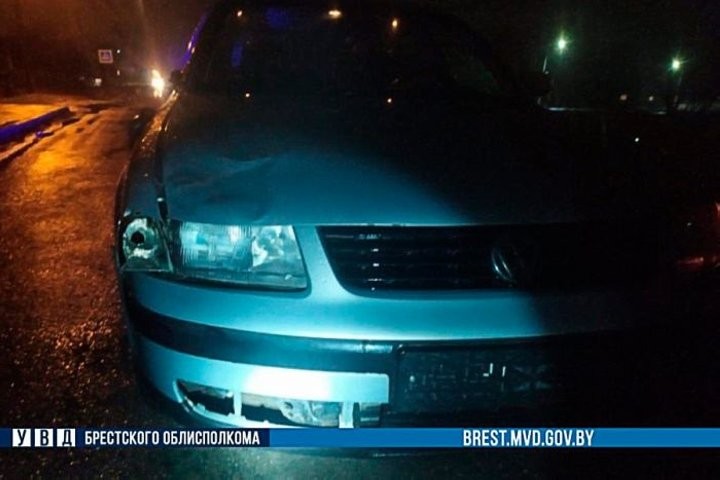 24-летний житель Кобрина сбил пешехода
