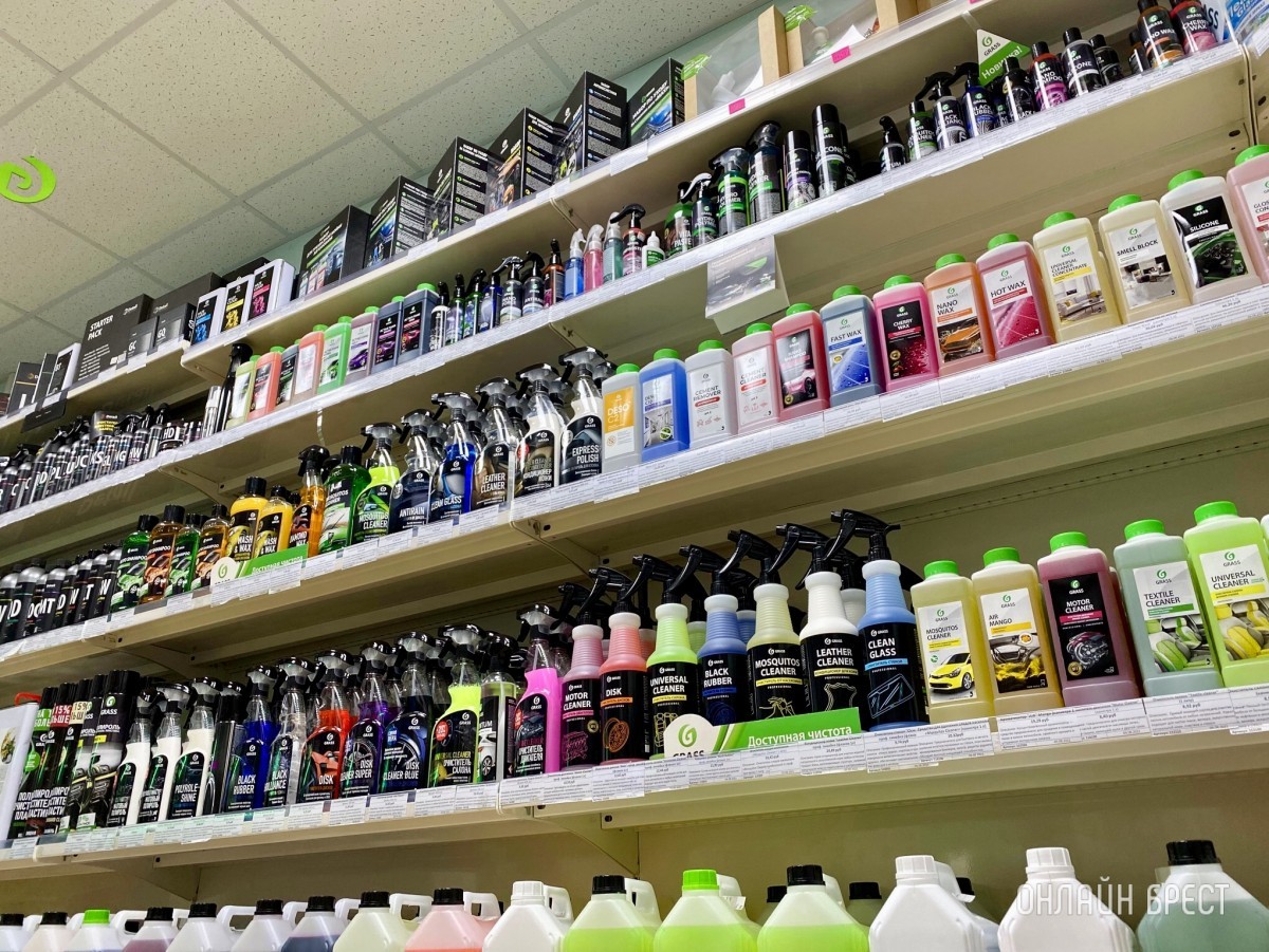 Бытовая химия и автокосметика GRASS в Бресте – верный помощник в уборке и отличный подарок близким к Новому году!