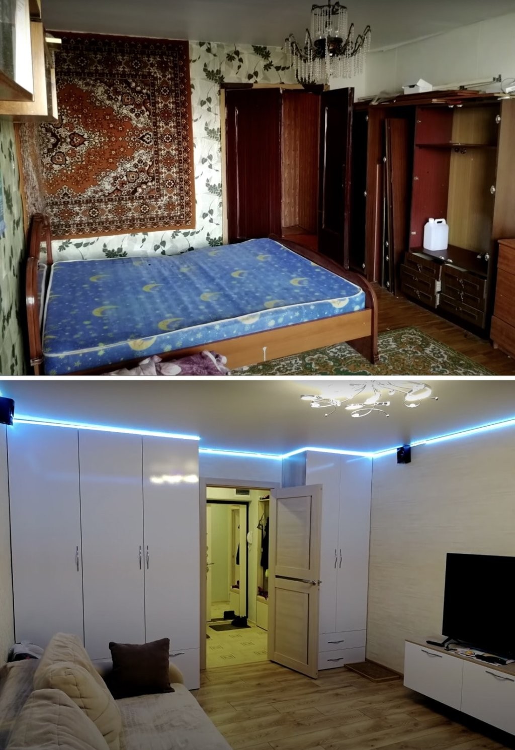 Мужчина сам преобразил «убитую» советскую квартиру в современное жилье. Что из этого вышло?