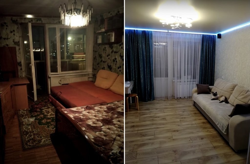 Мужчина сам преобразил «убитую» советскую квартиру в современное жилье. Что из этого вышло?