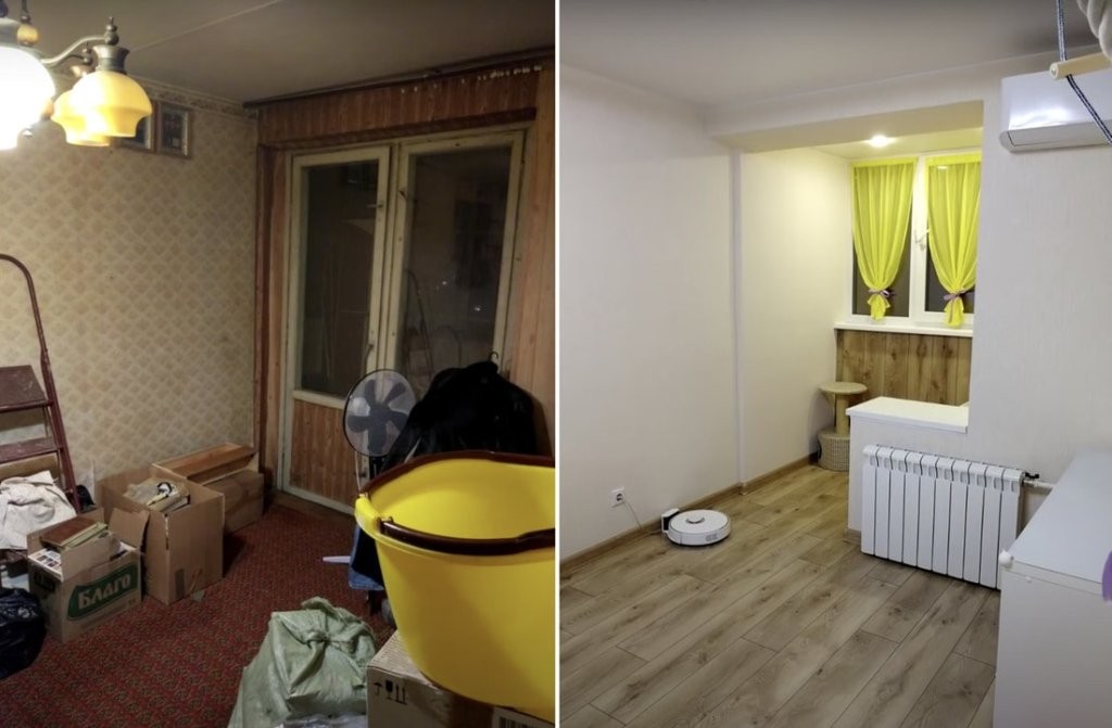 Мужчина сам преобразил «убитую» советскую квартиру в современное жилье. Что из этого вышло?