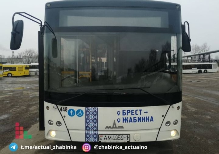 Появились фотографии автобуса, который будет курсировать из Бреста в Жабинку