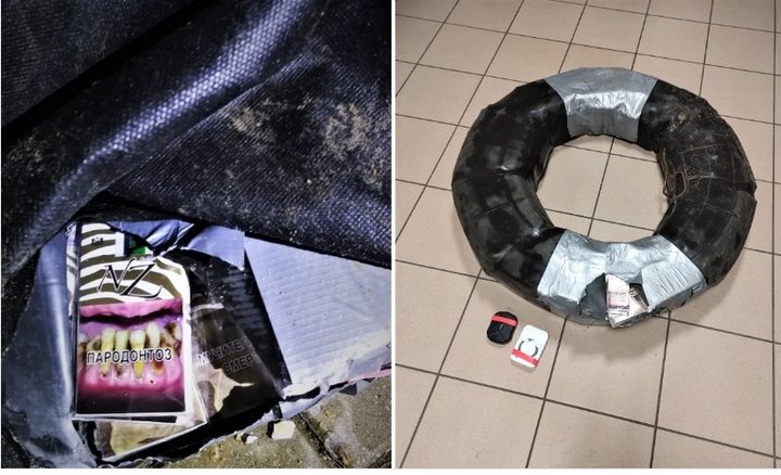 По Неману плыла покрышка с GPS-датчиком. Как думаете, что было внутри?